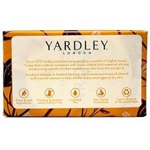 Yardley London Oatmeal and Almond Nourishing Bath Bar, Twin Pack, 2 Bars, 4 oz Each Pack of 3
