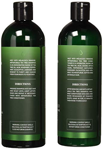 Art Naturals - Revitalizing Cleanse Shampoo & Conditioner Duo Tea Tree - 2 Count - Image 3