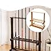 kowaku Bamboo Fishing Rod Rack Fishing Pole Holder Equipment Lightweight Versatile Storage Stand Organizer for Indoor Outdoor Gifts, 38 Holes