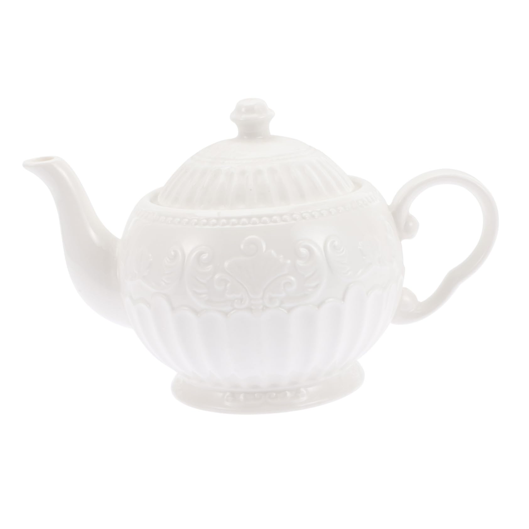 Tetera de Cerámica en Relieve 900cc, Jarra Elegante para Té Amigos en Casa, Adorno Delicado de Sobremesa