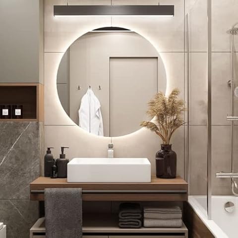 Miroir Mural LED GOLD&CHROME Cover