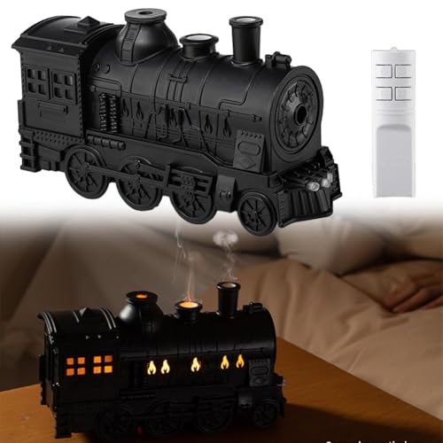 EaseSunny Difusor de aceites esenciales, humidificador, 300 ml, aromaterapia con tren de vapor con luces, apagado automático silencioso, control remoto, luz nocturna para dormitorio, oficina en casa