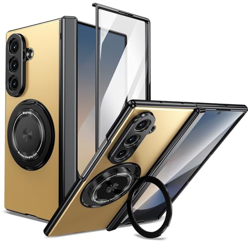 For Galaxy Z Flip 7 �p �P�[�X �����O�z���_�[ MagSafe�Ή� ��]���}�O�l�b�g�X�^���h �c�����Ή� �ϏՌ� ���^ �d�t�����t���[�� �q���W�J�o�[�t �M�����N�V�[ Z Flip 7 �J�o�[ �q���W�ی� �܏�ݎ��X�^���h ���C�����X�[