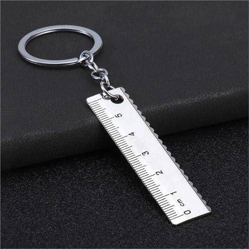 Bijoux cadeau parfaits : porte-clés voiture et pendentif règle stylé - 4