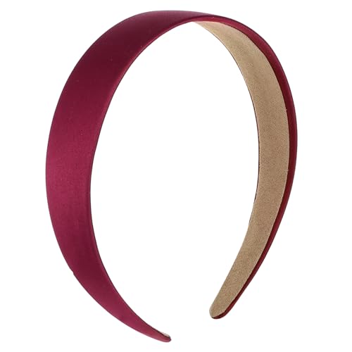Sorcristy 1 serre-tête rouge, large, bandeau rouge, pour femme et fille, accessoire de cheveux tendance pour le quotidien et les occasions spéciales