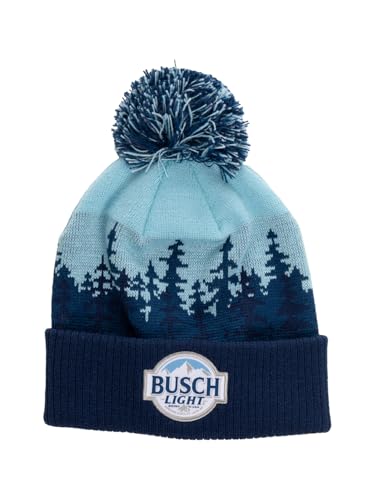 Bonnet à pompon Busch Light stretch bleu pour protéger efficacement vos oreilles