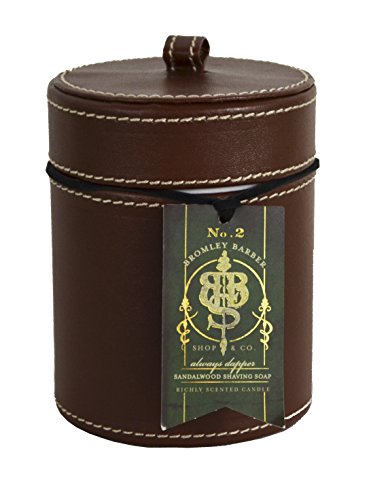 DW Home Bromley Barber Shop & Co. Candle - Sandalwood Shaving Soap Scented