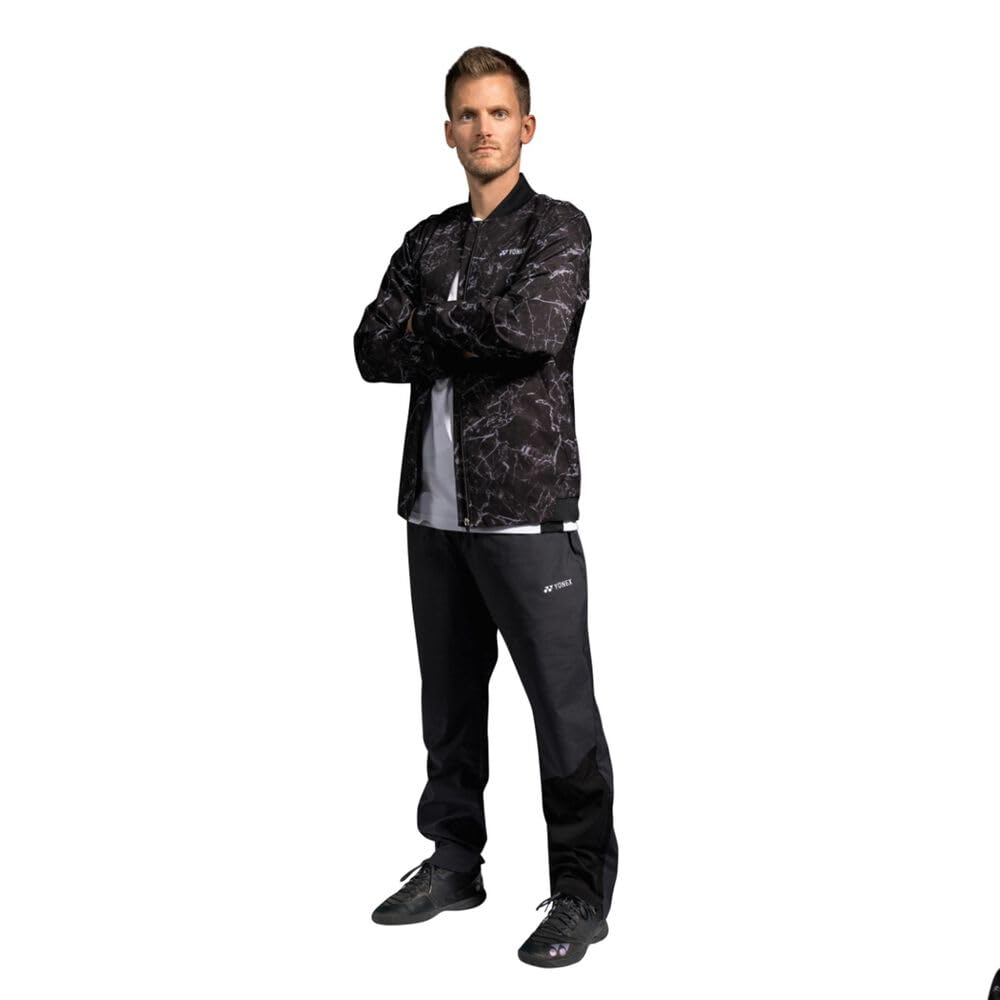 YONEX Ciepła kurtka męska dresowa czarna