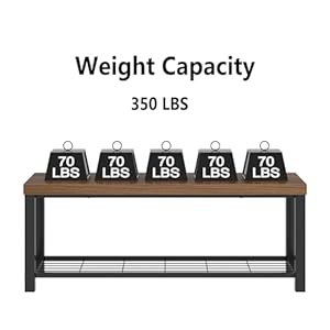 Folubanshoebenchmodernwoodandmetalstoragebenchforentrywayhallwayindustrialindoorbedroombenchseatforlivingroommudroomrusticwalnut47inch Urban Country Home Decor Foluban shoe bench modern wood and metal storage bench for entryway hallway industrial indoor bedroom bench seat for living room mudroom rustic walnut 47 inch urban country home decor