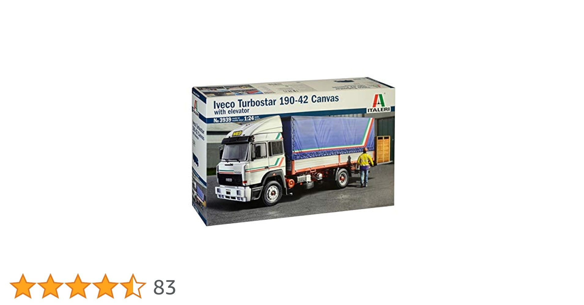 イタレリ 1/24 イベコ キャンバストラック　未開封！海外輸入品　当時物 Amazon | イタレリ 1/24 イベコ ターボスター 190.42 キャンバス
