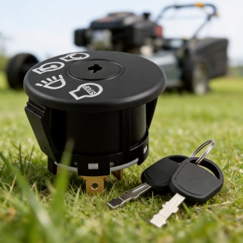 Arranque de Encendido de 7 Pines para Tractor y Cortacésped con Carcasa Negra 4