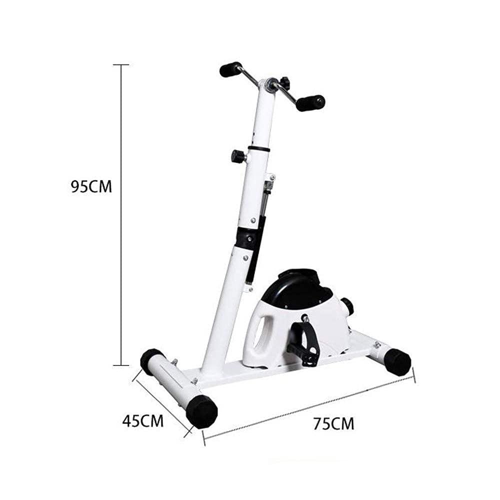 Przenośny do ćwiczeń rower do ćwiczeń na ramię i stopę - rower rehabilitacyjny regulowany skok sprzęt rehabilitacyjny przenośny rower treningowy dla seniorów i osób starszych