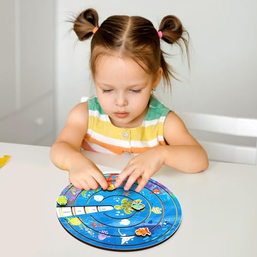 Image of Webby Wooden FinTastic Sentence Builder Toys | Fun Montessori Educational Pre School Sentence Builder Toy for Kids
