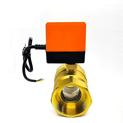 Vanne à bille électrique en laiton 2 pouces DC12V bidirectionnelle