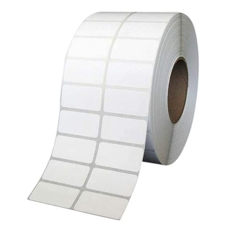 Image of BlackDreams Direct Thermal Label roll 38x25mm 2ups Without Gap 4000 /roll for All Barcode Printer(no Ribbon Required) (Pack of 1)