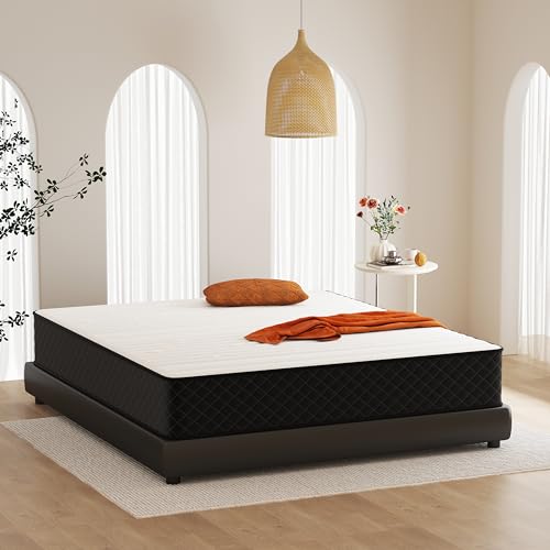 Image of Swbvs Full Mattress 12 Inch, Hybrid Mattress with Cooling Memory Foam & Pocket Springs, Medium Firm Mattress in a Box for Back Pain Relief, Breathable Pressure-Relief Full Size Bed Mattress