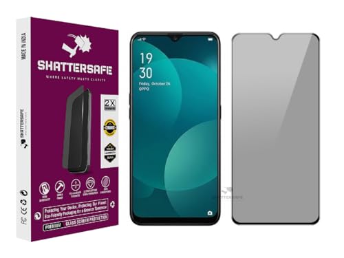 Image of Anti-Spy Privacy Tempered Glass Screen Protector Compatible For Oppo F11 [Pack of 1]. 9H Hardness, Anti-Scratch, Edge-to-Edge Protection With Easy Installation Kit & Case Friendly Fit.
