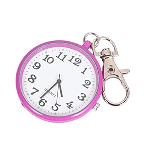KONTONTY Heren Digitale Horloges Verpleging Horloge Verpleegkundige Ketting Verpleegster Horloge Clip Op Verpleegkundigen Fob Horloge Zakhorloge Fob Opknoping Horloge Ketting Ketting
