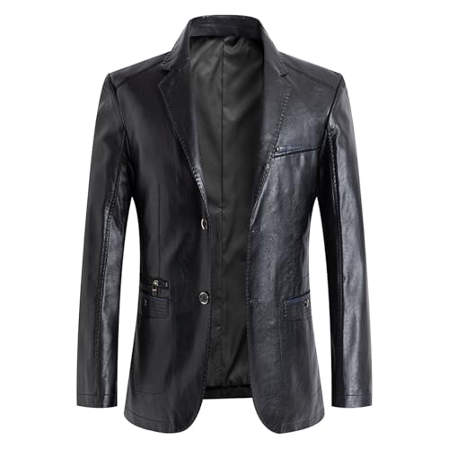 Mens Single Breasted Suit Blazer Casual Lightweight Jacket for Mens Slim Fit Solid Sport Coat for Business Formal Wedding