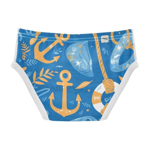 KLL Anchors and Ropes Baby Boys Cotton Nighttime Underwear Cute Undies2