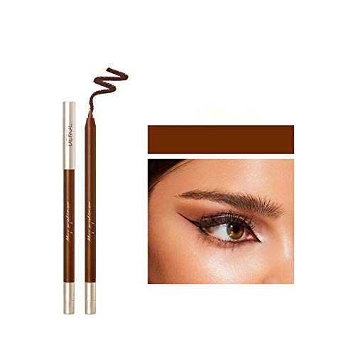 Preisvergleich Produktbild HIROCK Waterproof Eyeliner Schnelltrocknender, langlebiger kosmetischer Kosmetikstift Der Braun Eyeliner wird mit einem Anspitzer geliefert (Mokka braun)