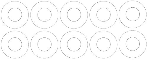 Sterling Seal CRG7530.200.062.150X10 7530 Ring Gasket, 2.38" ID, 2" Pipe Size, 1/16" Thick, Pressure Class 150#, PTFE/Virgin Teflon (Pack of 10)