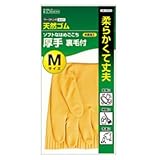 【ケース販売】 ダンロップ ワークハンズ N-111 天然ゴム厚手 Ｍ オレンジ (10双×12袋)