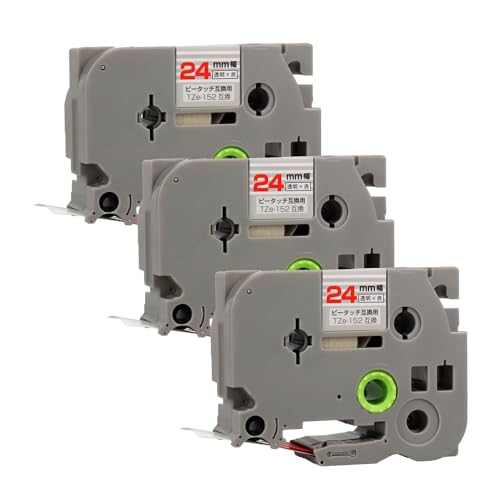 �y�G�R�X���z�u���U�[�p �s�[�^�b�`�݊� TZe-152 ����/�ԕ��� 24mm(�e�[�v��) 3�Z�b�g TZe�e�[�v�݊� ���x�����C�^�[ P-TOUCH CUBE �s�[�^�b�`�L���[�u�Ή�