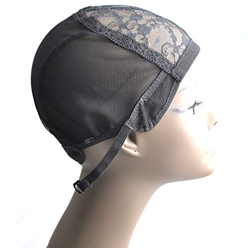 5 Pieces/Lot Weave Lace Wig Cap Black For Women For Making Wigs With Adjustable Strap On The Back Weaving Cap One Size Glueless Wig Caps Accessories Ross Beauty (Wig Cap) #TOP7