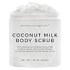 Brooklyn Botany Coconut Milk Body Scrub – Moisturizing and Exfoliating Body, Face, Hand, Foot Scrub – Fights Stretch Marks, Fine Lines, Wrinkles – Great Gifts for Women & Men – 10 oz