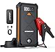ACMOUNT 6000A Starthilfe Powerbank, Booster Auto Starthilfe für (Bis Zu 10L Benzin/8L Diesel),12V PKW Jump Starter Powerbank Batterie Booster mit LCD-Display, LED, Starthilfekabel, USB & Kompass