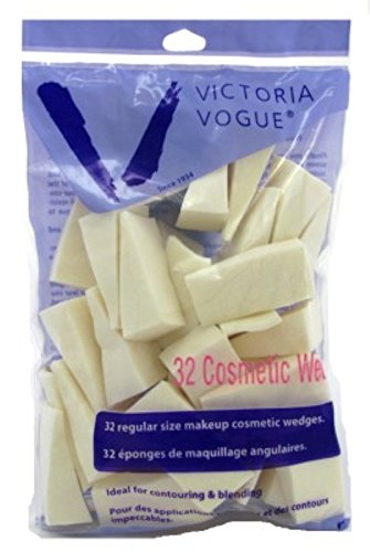 Cosmetic Wedges 32 Count Regular Size (6 Pack)