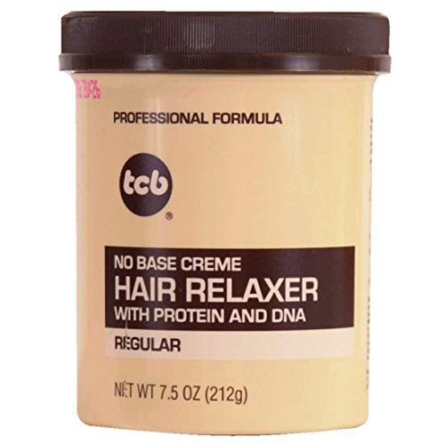 TCB No Base Creme Hair Relaxer With Protein And DNA Regular 7.5 Oz.