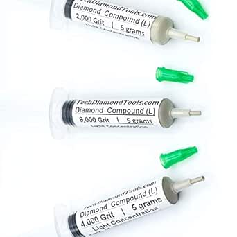 TechDiamondTools Set of 3 Diamond Polishing Compound Polishing Paste ...
