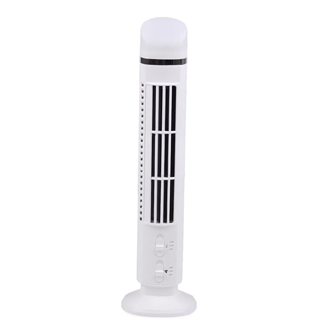 Gadpiparty Mini Usb Desk Cooling Fan with Light Multi-function Bladeless Fan for White Compact Accessory with Air Levels