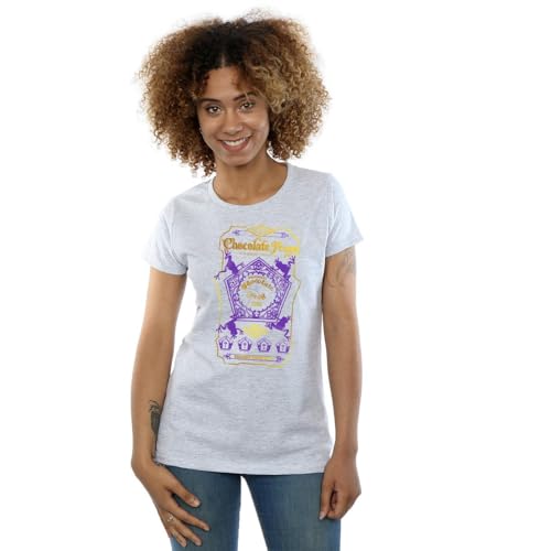 Harry Potter Women's Chocolate Frogs Coloured Label T-Shirt X-Large Sport Grey