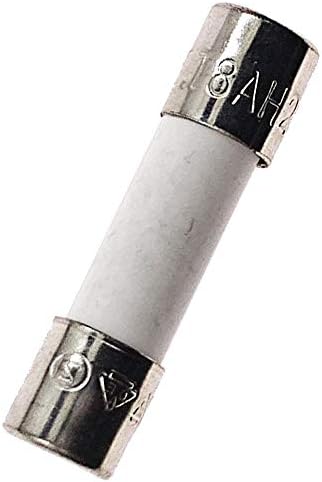 10PCS Ceramic fuses T8AH250V Slow-Blow 5x20mm/0.197"x0.787" 8AMP 250V (T8A)