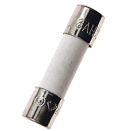 10PCS Ceramic fuses T8AH250V Slow-Blow 5x20mm/0.197"x0.787" 8AMP 250V (T8A)