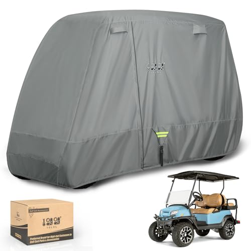 Bâche voiturette de golf anti-déchirure résistant aux UV et à la pluie battante 10L0L