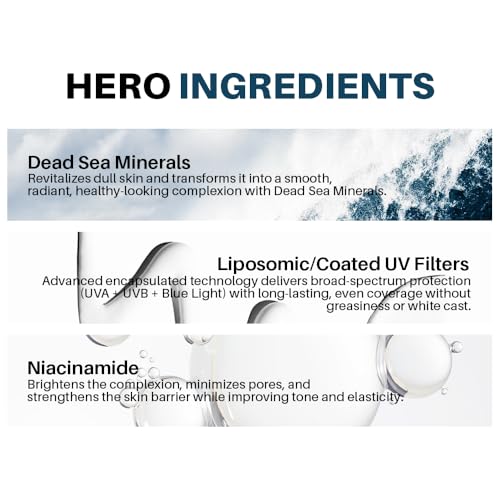 Image of SEA SOUL Sunscreen Spray SPF 50 PA+++ with Niacinamide & Dead Sea Minerals | Protects Skin from UVA /UVB Rays | Non-Greasy, Quick Absorbing | For Teens, Women, Men, Oily & Dry Skin - 100ml