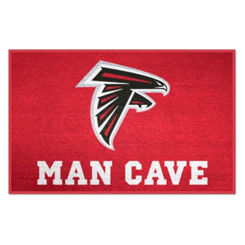 FANMATS 14265 NFL Atlanta Falcons Nylon Universal Man Cave Starter Rug , 19