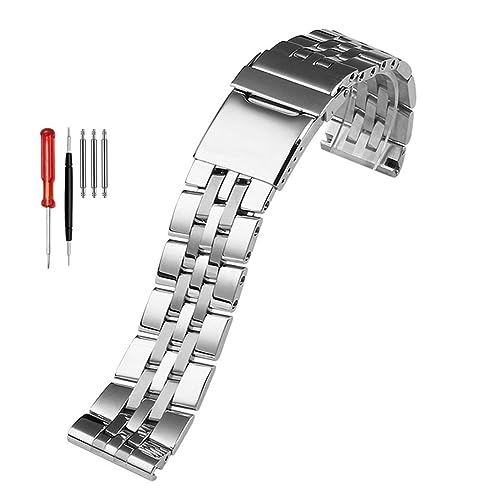 Bracelet montre acier 24mm sangle métal homme pour A49350 AB042011