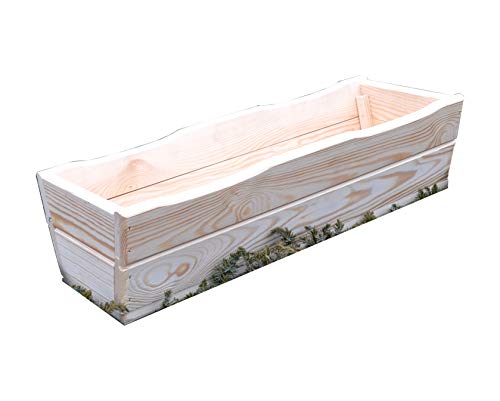 FKL DESIGN Home Deco Pflanzkasten aus Holz Pflanzkübel Garten fertig...