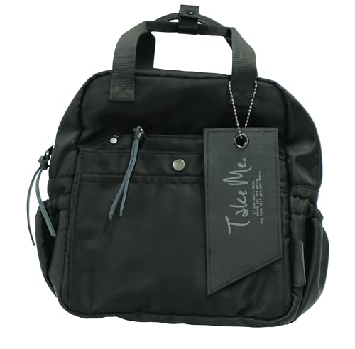 [�j�R�b�g] �y Take Me �z TakeMe Daypack Cargo MINI 2way 572119 �e�C�N�~�[ �}�U�[�Y�o�b�O �w�� �^�E�������b�N ���@�\ �����b�N ���f�B�[�X ������� �ʋ� ���ꂢ�� ������ �v���[���g (�u���b�N) �o
