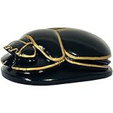 scarabeus reitsport Material: Polyresin Ägyptischer Scarabeus schwarz-gold groß
