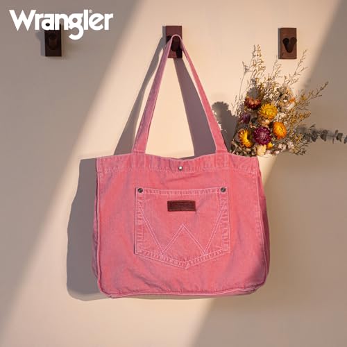 Image of Montana West Wrangler Denim Tote Bag for Women Purses for Work Travel Everyday