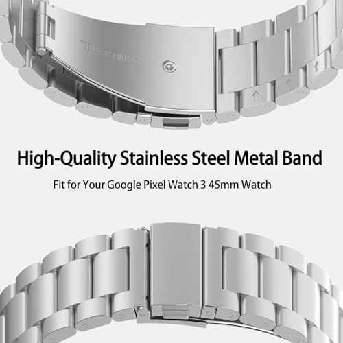 Correa metálica compatible Google Pixel Watch 45mm miniatura 2