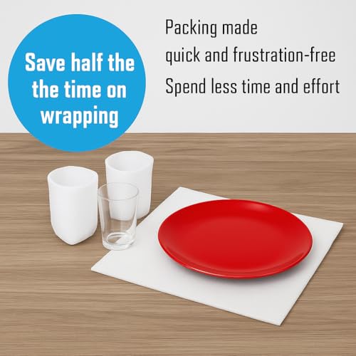 100 pack foam sheets dat 1234 x 1234 11634 thickness foam wrap cushioning material moving supplies for packing storage and shipping