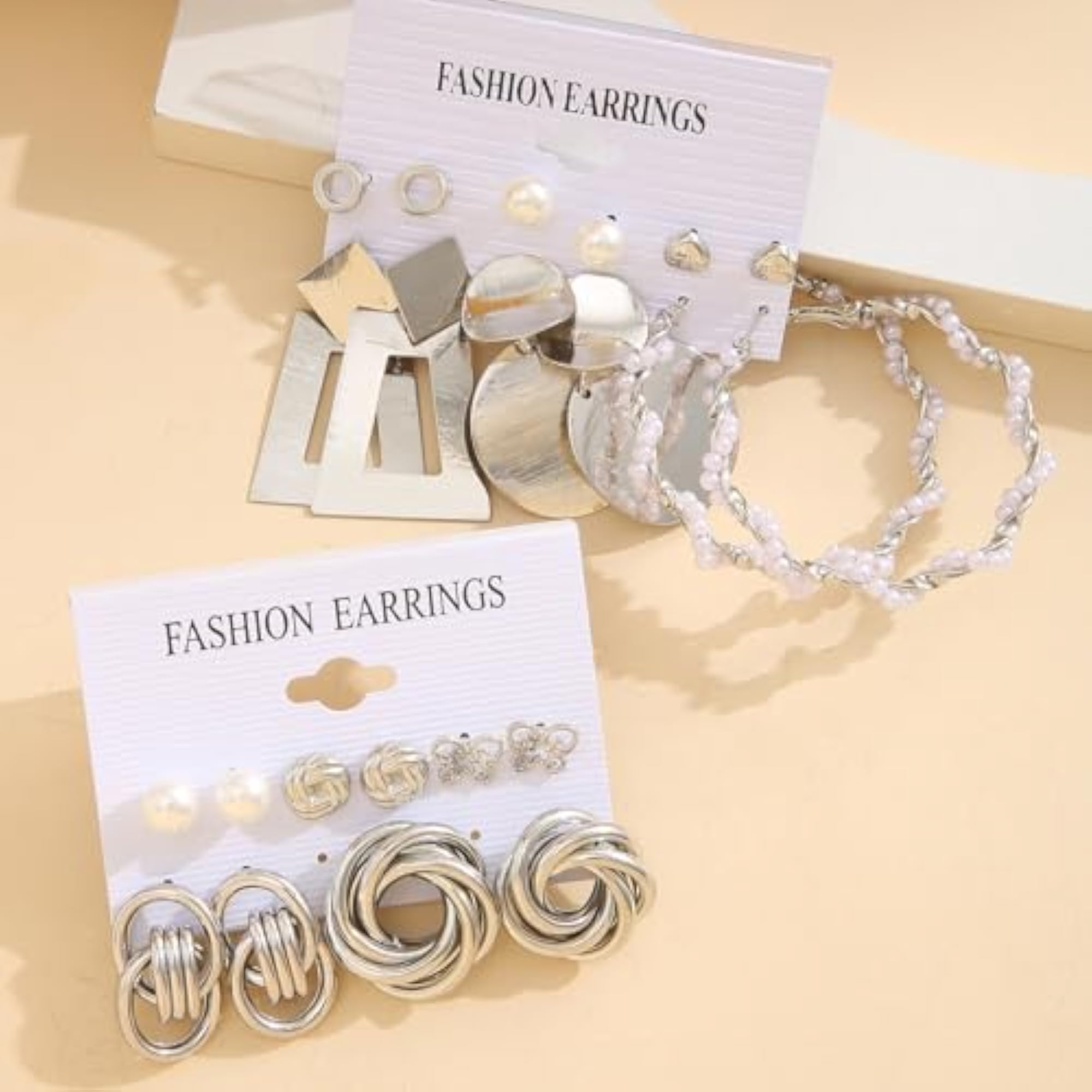 Stylish Stud Earrings Set for Men and Women