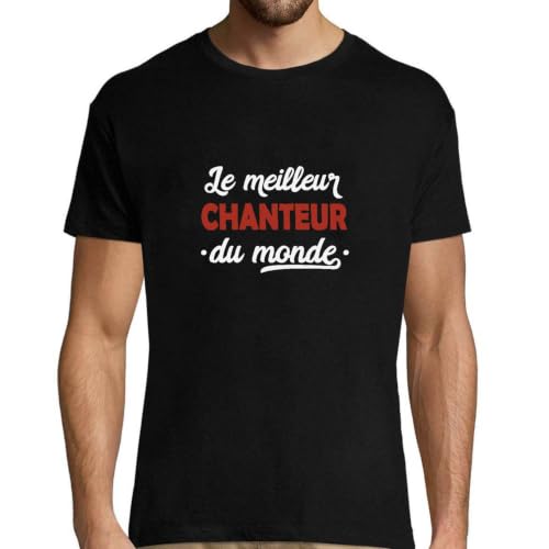 T-shirt homme chanteur à porter fièrement lors des soirées karaoké en famille ou entre amis